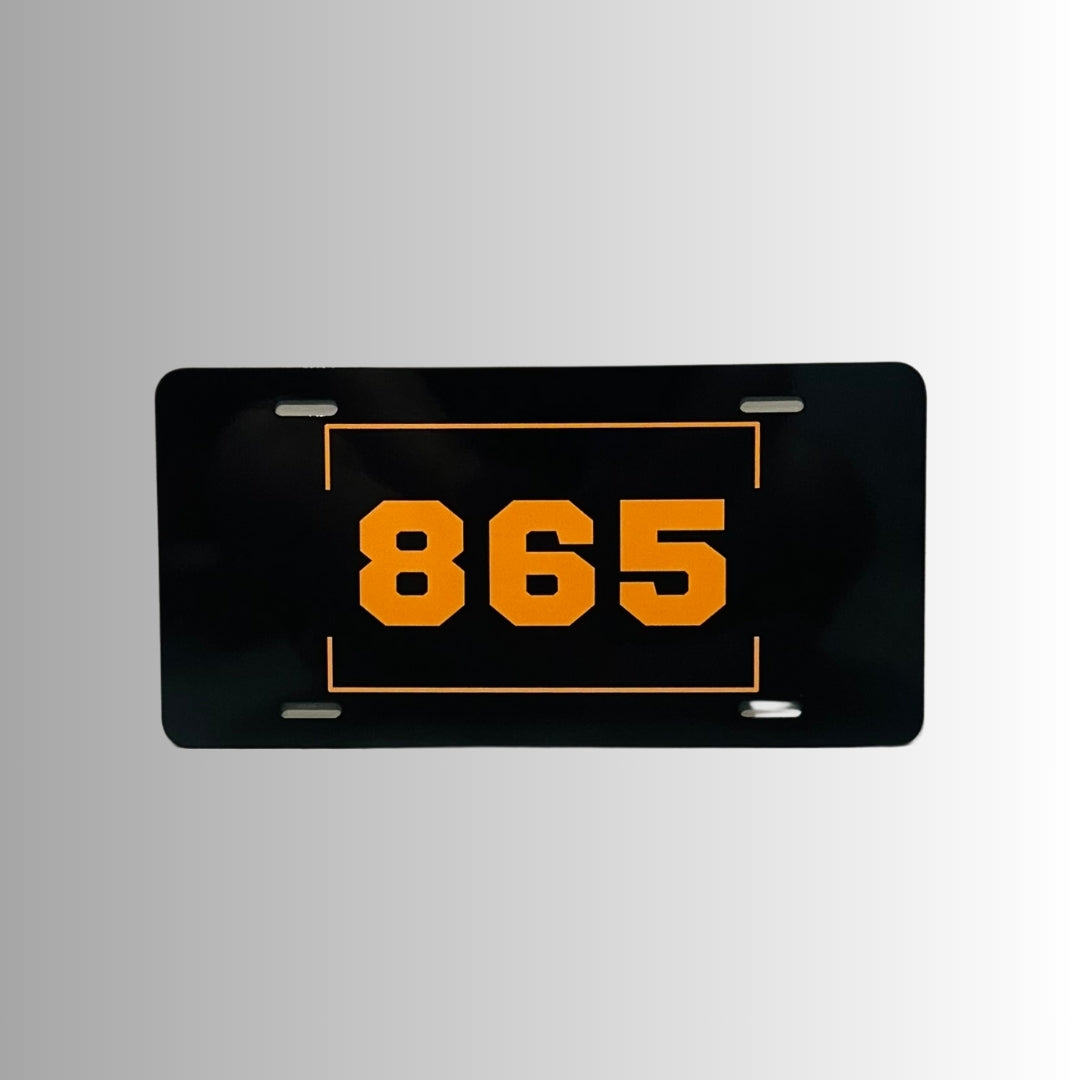 865 License Plate
